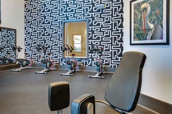Fitness center at Two Addison Place Apartments , Pooler, Georgia